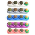 Ball Set Treat Toys Snack Auto-Adhesive Rotated Ball Mur Mount Molar Demand Toy Pet Toys